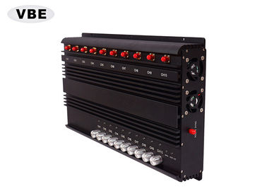 10 Bands GPS Signal Jammer Up To 20W RF Output Power Signal Synchronization System