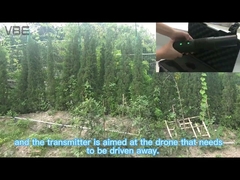 मजबूत प्रकाश व्यवस्था के साथ एंटी-ड्रोन फ्लैशलाइट